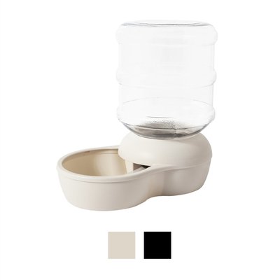 Aspen Pet Aspen Pet Lebistro Refill Pet Waterer, Bleached Linen, Medium
