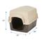 Show in main carousel: Aspen Pet Petbarn 3 Plastic Dog House, 15-25 lbs slide 3 of 8