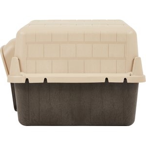 Aspen Pet Petbarn 3 Plastic Dog House, 15-25 lbs