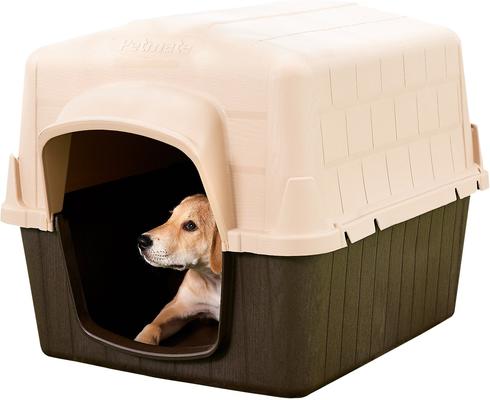 Show full view: Aspen Pet Petbarn 3 Plastic Dog House, 25-50 lbs slide 5 of 9