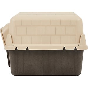 Aspen Pet Petbarn 3 Plastic Dog House, 25-50 lbs