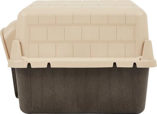 Show full view: Aspen Pet Petbarn 3 Plastic Dog House, 25-50 lbs slide 6 of 9