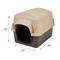 Show in main carousel: Aspen Pet Petbarn 3 Plastic Dog House, 50-90 lbs slide 3 of 8