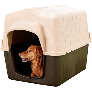 Aspen Pet Petbarn 3 Plastic Dog House, 50-90 lbs