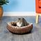 Show in main carousel: Aspen Pet Round Animal Print Bolster Cat & Dog Bed, Color Varies slide 5 of 8