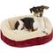 Show in main carousel: Aspen Pet Self-Warming Bolster Cat & Dog Bed, Warm Spice/Cream, 19-in slide 4 of 8