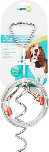 Aspen Pet Spiral Tie-Out Stake