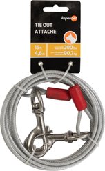 Aspen Pet X-Large Tie-Out Cable, 15-ft