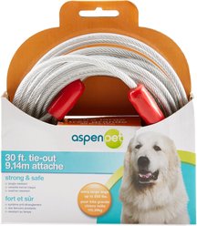 Aspen Pet X-Large Tie-Out Cable, 30-ft