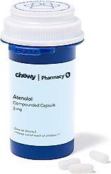 Atenolol Compounded Capsule, 3 mg, 60 capsules for Veterinary use