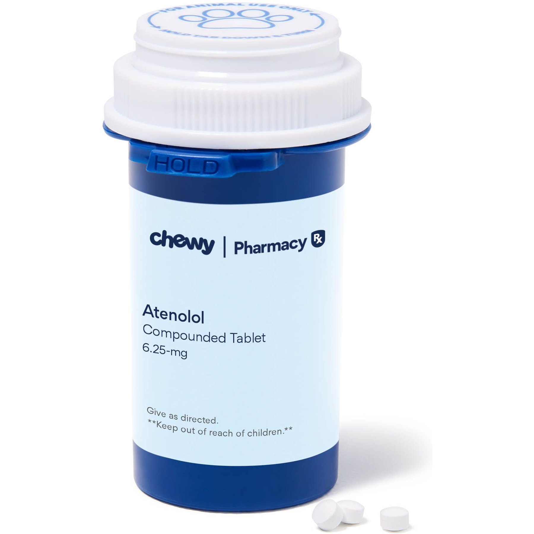 Atenolol Compounded Chicken Tablet, 6.25 mg, 60 tablets for Veterinary use
