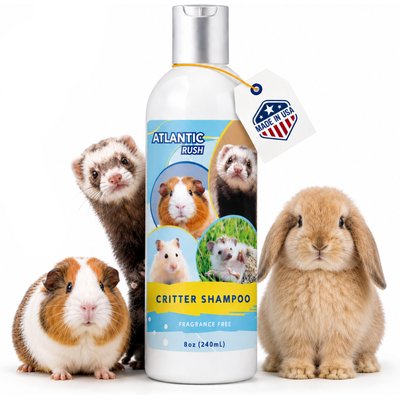 Atlantic Rush Atlantic Rush Critter Shampoo Detergent & Frangrance Free Small Pet Shampoo, 8-fl oz bottle