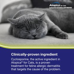 Atopica (Cyclosporine) Oral Solution USP MODIFIED for Cats, 100 mg/mL, 17-mL slide 2 of 8