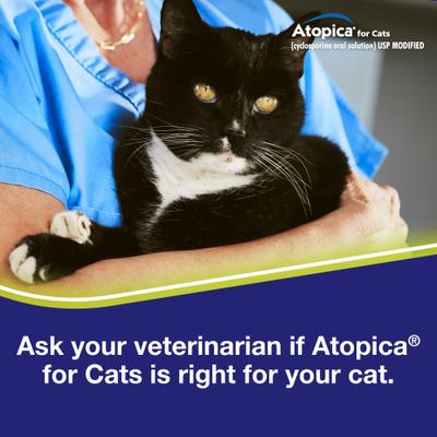 Show full view: Atopica (Cyclosporine) Oral Solution USP MODIFIED for Cats, 100 mg/mL, 5-mL slide 9 of 12