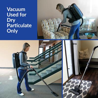 Show full view: Atrix Ergo Commercial 8-qt Backpack Vacuum, Black slide 9 of 9