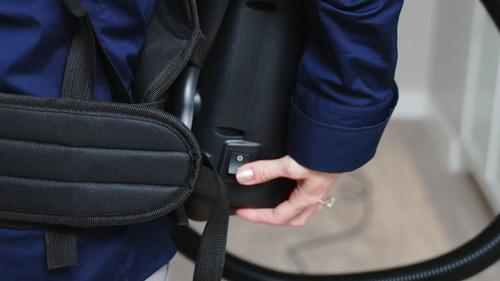 Show full view: Atrix Jet Red HEPA Backpack Vacuum slide 6 of 6