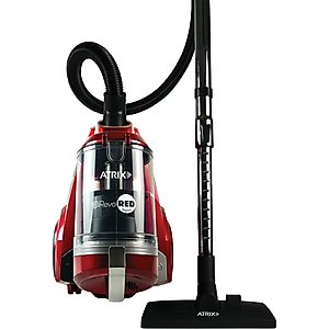 Atrix Ragnar Red HEPA Canister Vacuum