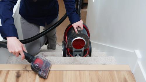 Show full view: Atrix Vortex Red Bagless HEPA Canister Vacuum slide 8 of 9