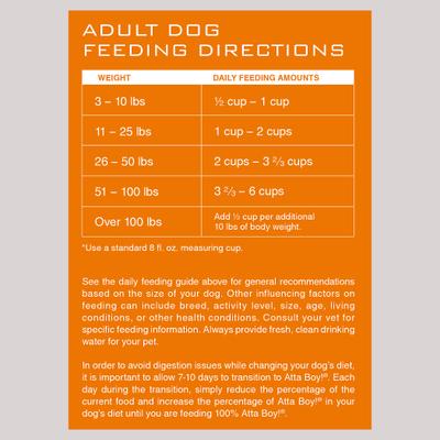 Show full view: Atta Boy Grilled Chicken & Rice Flavor Dry Dog Food, 50-lb bag slide 8 of 10