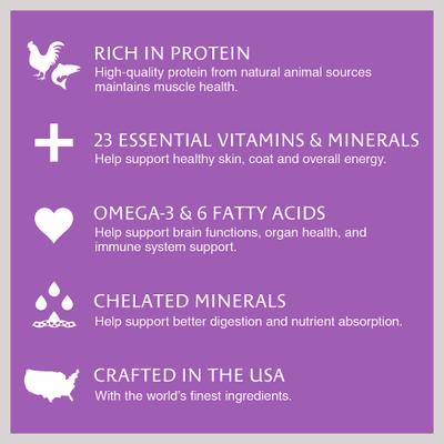 Show full view: Atta Cat Chicken & Salmon Flavor Dry Cat Food, 16-lb bag slide 5 of 11