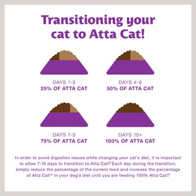 Show full view: Atta Cat Chicken & Salmon Flavor Dry Cat Food, 16-lb bag slide 9 of 11