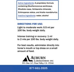 Auburn Laboratories Inc. APF Plus Liquid Horse Supplement, 4-fl oz bottle slide 2 of 3