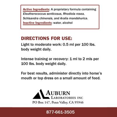 Show full view: Auburn Laboratories Inc. APF Pro Wellness Liquid Horse Supplement, 12-fl oz bottle slide 3 of 3