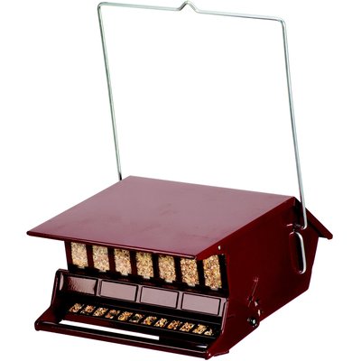 Audubon Audubon Absolute Squirrel-Resistant Bird's Delight Wild Bird Feeder, Red