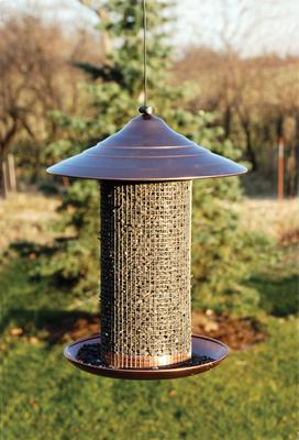Show full view: Audubon Brished Copper Sunflower Wild Bird Feeder, 3-lb slide 2 of 3