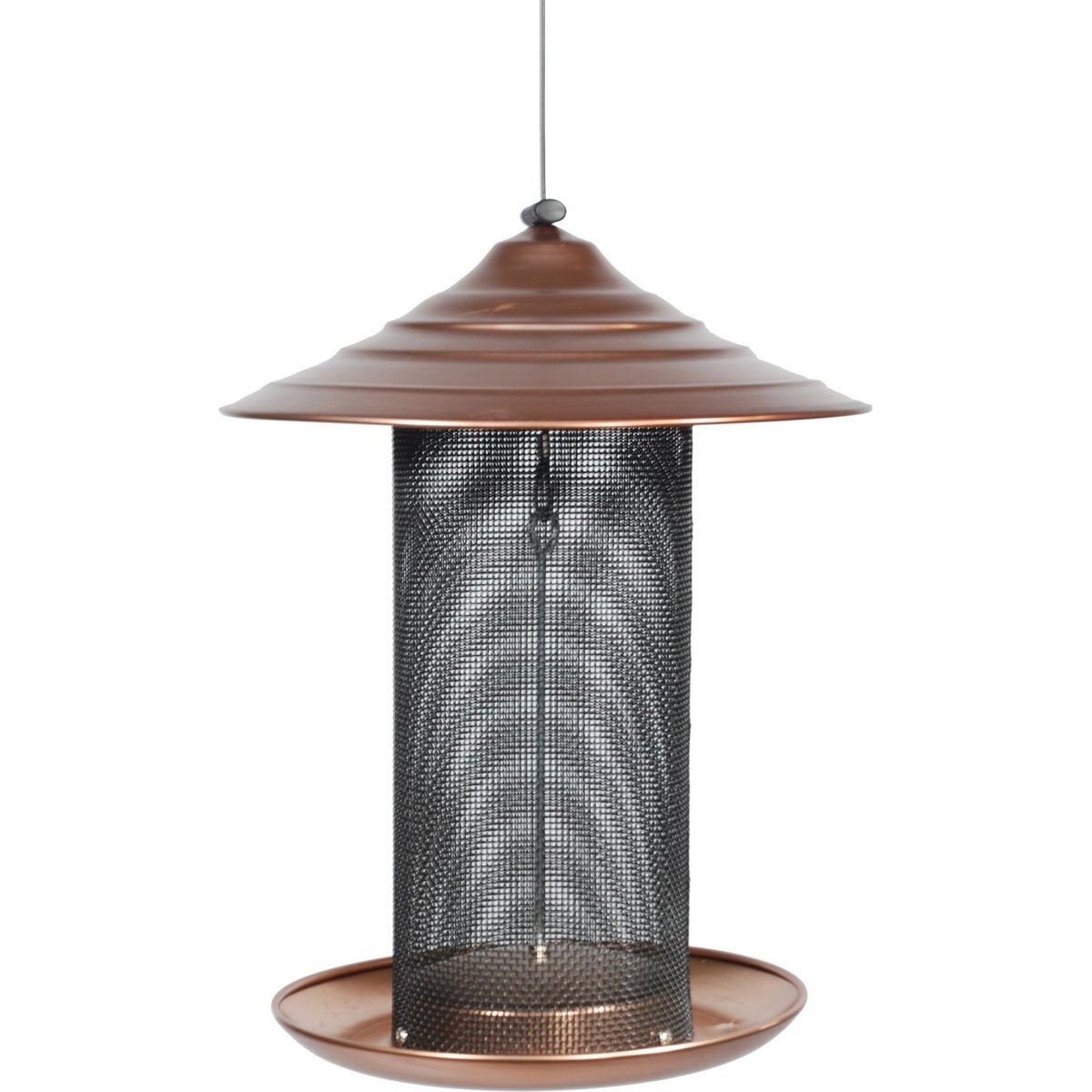 Audubon Brushed Copper Nyjer Wild Bird Feeder, 5-lb