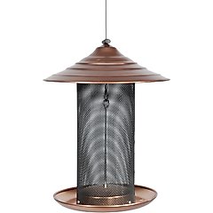Audubon Brushed Copper Nyjer Wild Bird Feeder, 5-lb