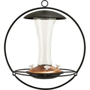 Audubon Contemporary Floating Sphere Hummingbird Feeder, 16-oz