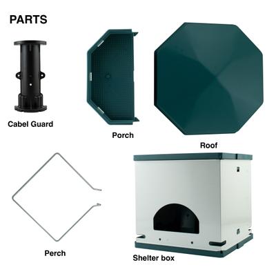 Show full view: Audubon Deluxe Martin Bird House, Purple slide 3 of 3