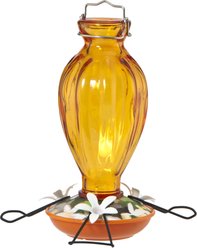 Audubon Fluted Glass Oriole Wild Bird Feeder, 20-oz