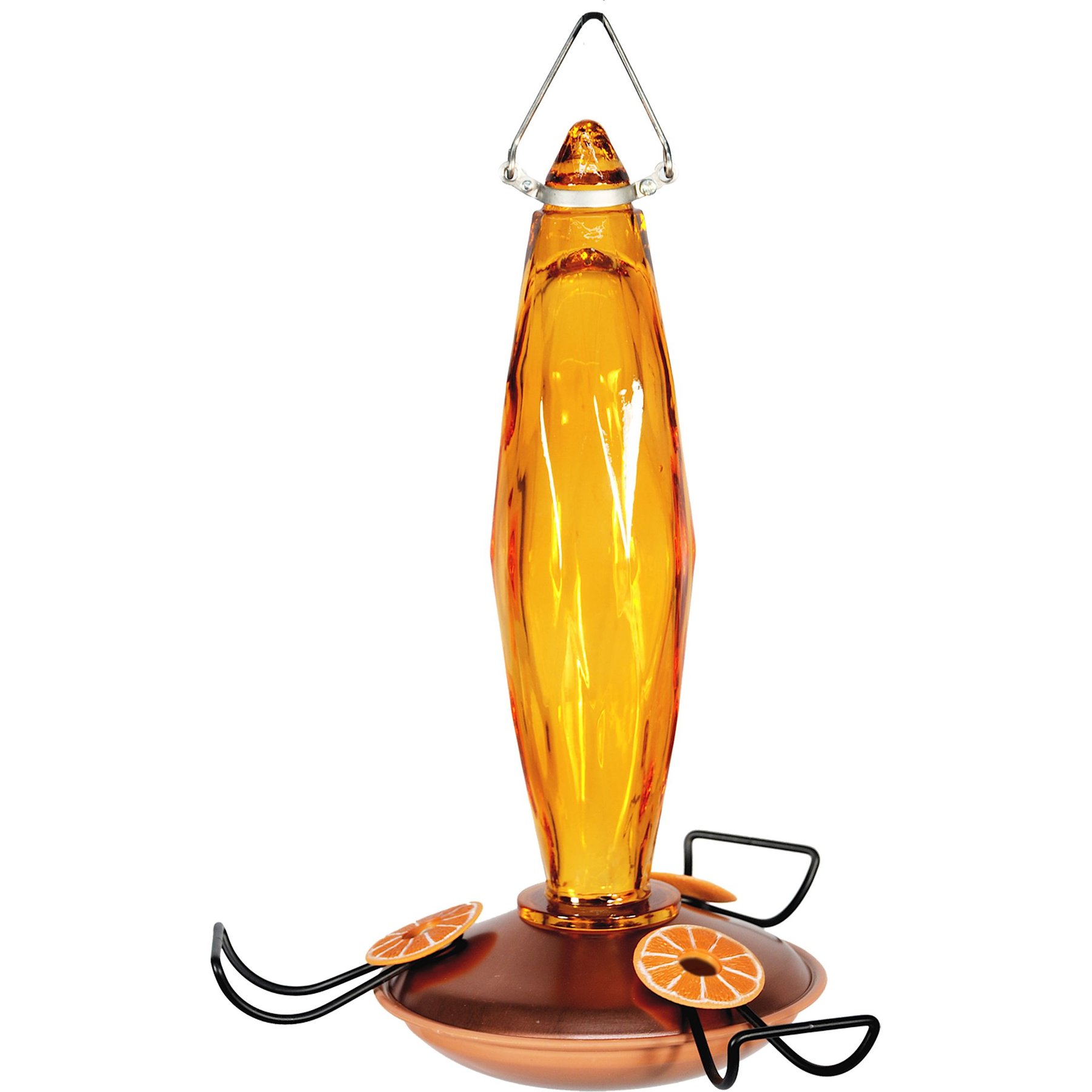 Audubon Jewel Cut Glass Oriole Wild Bird Feeder, 10-oz