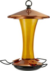 Audubon Mid-Century Coppertop with Hidden Ant Moat Oriole Wild Bird Feeder, 16-oz