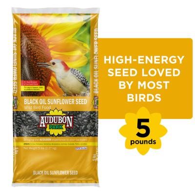 Show full view: Audubon Park Black Oil Sunflower Seed Wild Bird Food, 5-lb bag slide 1 of 10
