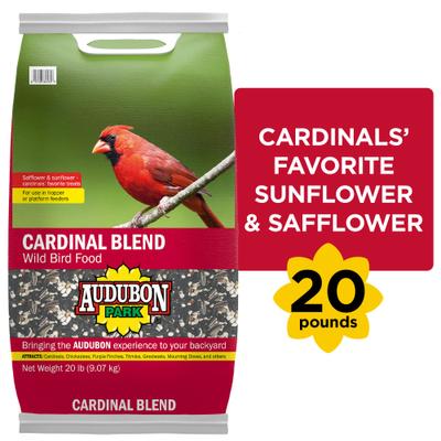 Show full view: Audubon Park Cardinal Blend Wild Bird Food, 20-lb bag slide 1 of 9