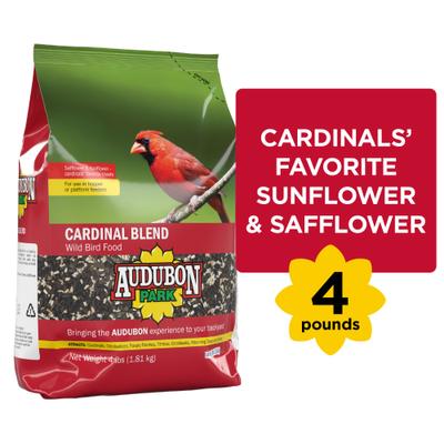 Show full view: Audubon Park Cardinal Blend Wild Bird Food, 4-lb bag slide 1 of 10
