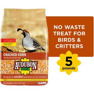 Audubon Park Cracked Corn Seed Wild Bird Food, 5-lb bag