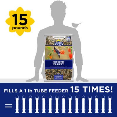 Show full view: Audubon Park Extreme Variety Wild Bird Food, 15-lb bag slide 5 of 10