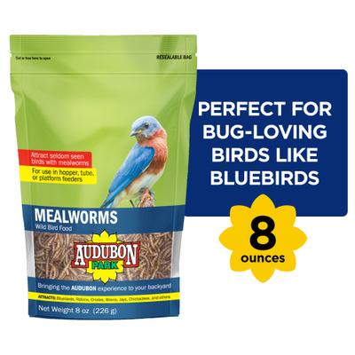 Show full view: Audubon Park Mealworms Wild Bird Food, 0.5-lb bag slide 1 of 8