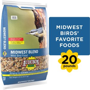 Audubon Park Midwest Blend Wild Bird Food, 20-lb bag