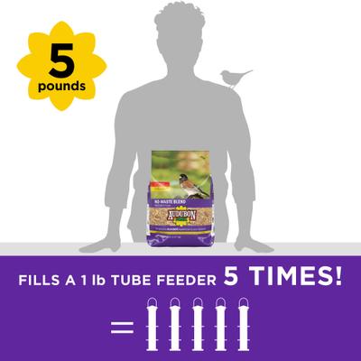 Show full view: Audubon Park No Waste Blend Wild Bird Food, 5-lb bag slide 5 of 10