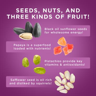 Show full view: Audubon Park Nut, Fruit & Berry Wild Bird Food, 15-lb bag slide 9 of 11