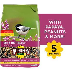 Audubon Park Nut & Fruit Seed Blends Wild Bird Food, 5-lb bag
