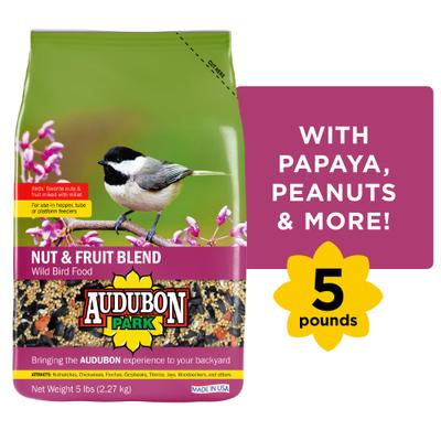 Show full view: Audubon Park Nut & Fruit Seed Blends Wild Bird Food, 5-lb bag slide 1 of 10