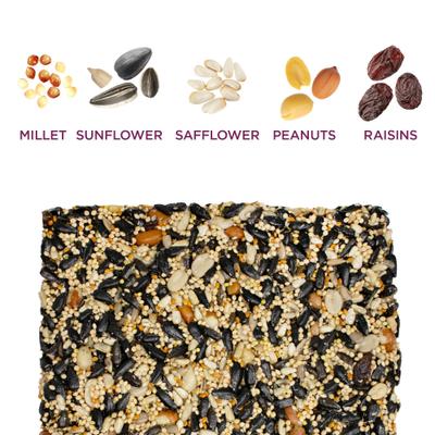 Show full view: Audubon Park Nut & Fruit Seed Cake Wild Bird Food, 24-oz box, 6 count slide 5 of 9
