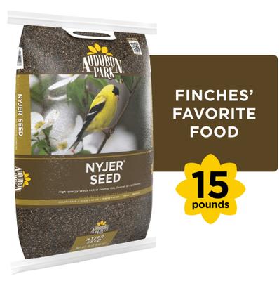 Show full view: Audubon Park Nyjer Seed Wild Bird Food, 15-lb bag slide 1 of 10