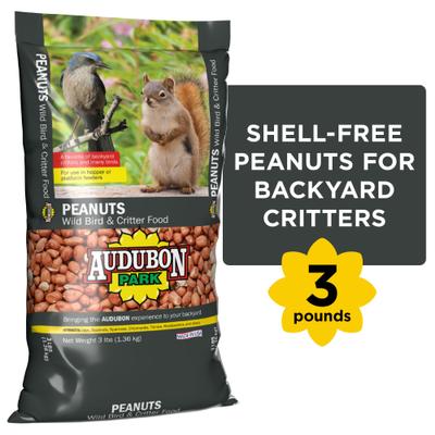 Show full view: Audubon Park Peanuts Wild Bird Food, 3-lb bag slide 1 of 9